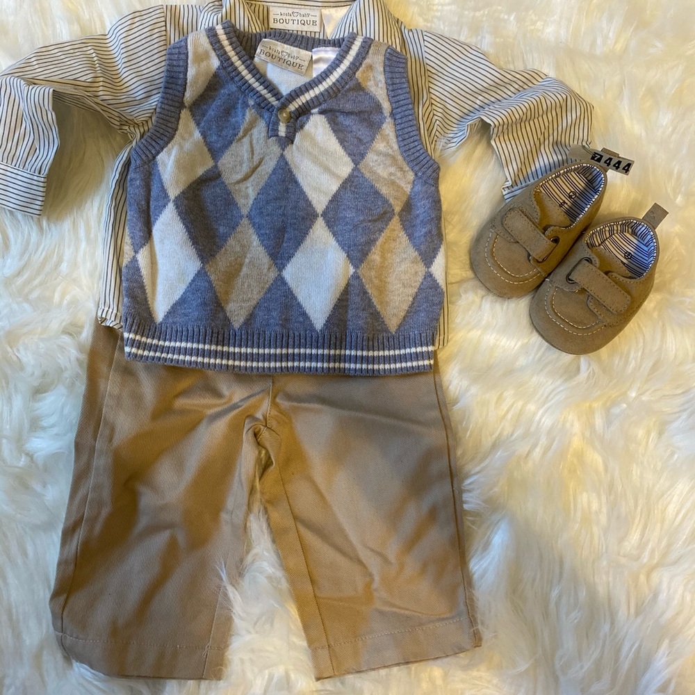 Infant Boy Koala baby Boutique outfit w/Shoes